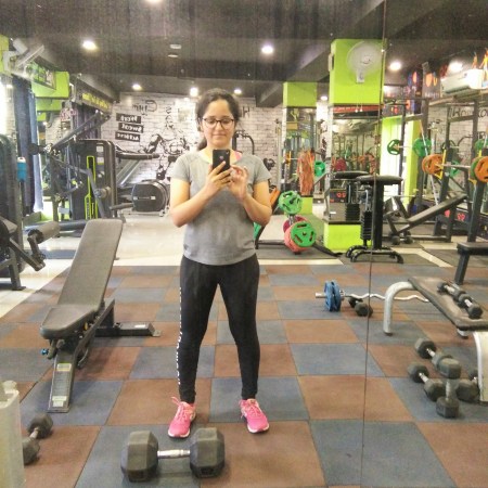 Gym selfie