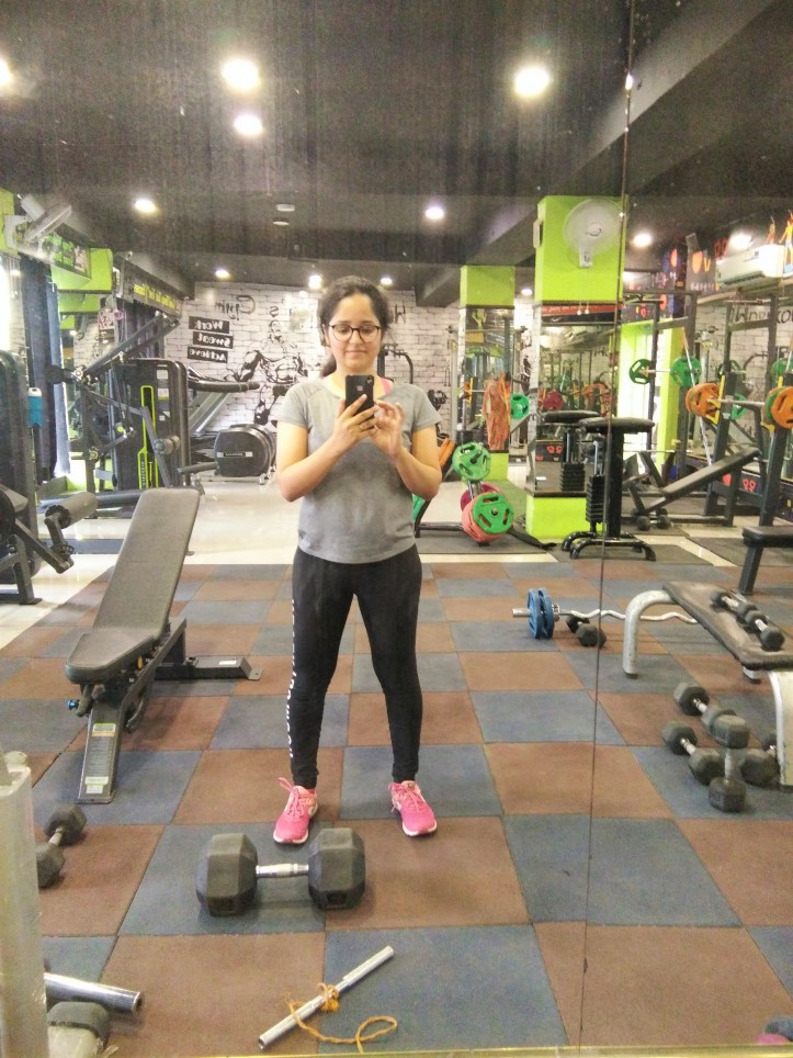 Gym selfie