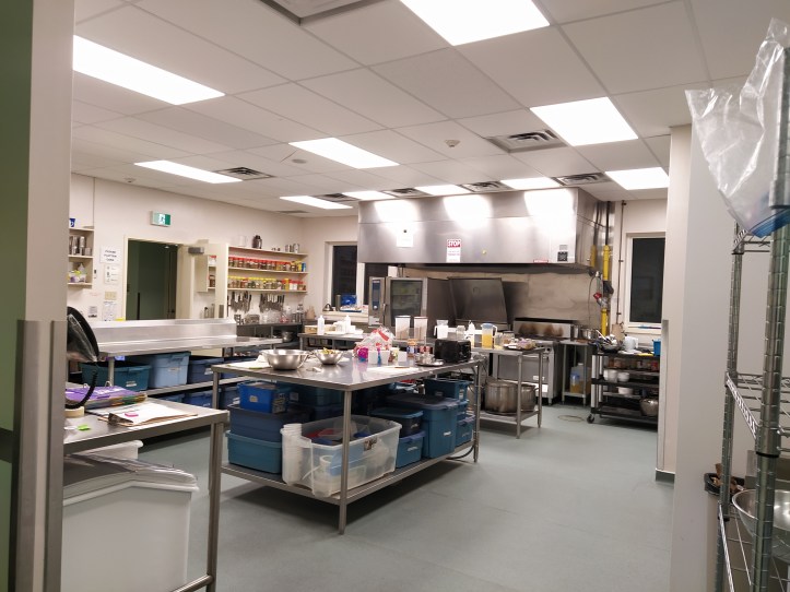 The kitchen of Ontario Vipassana Centre